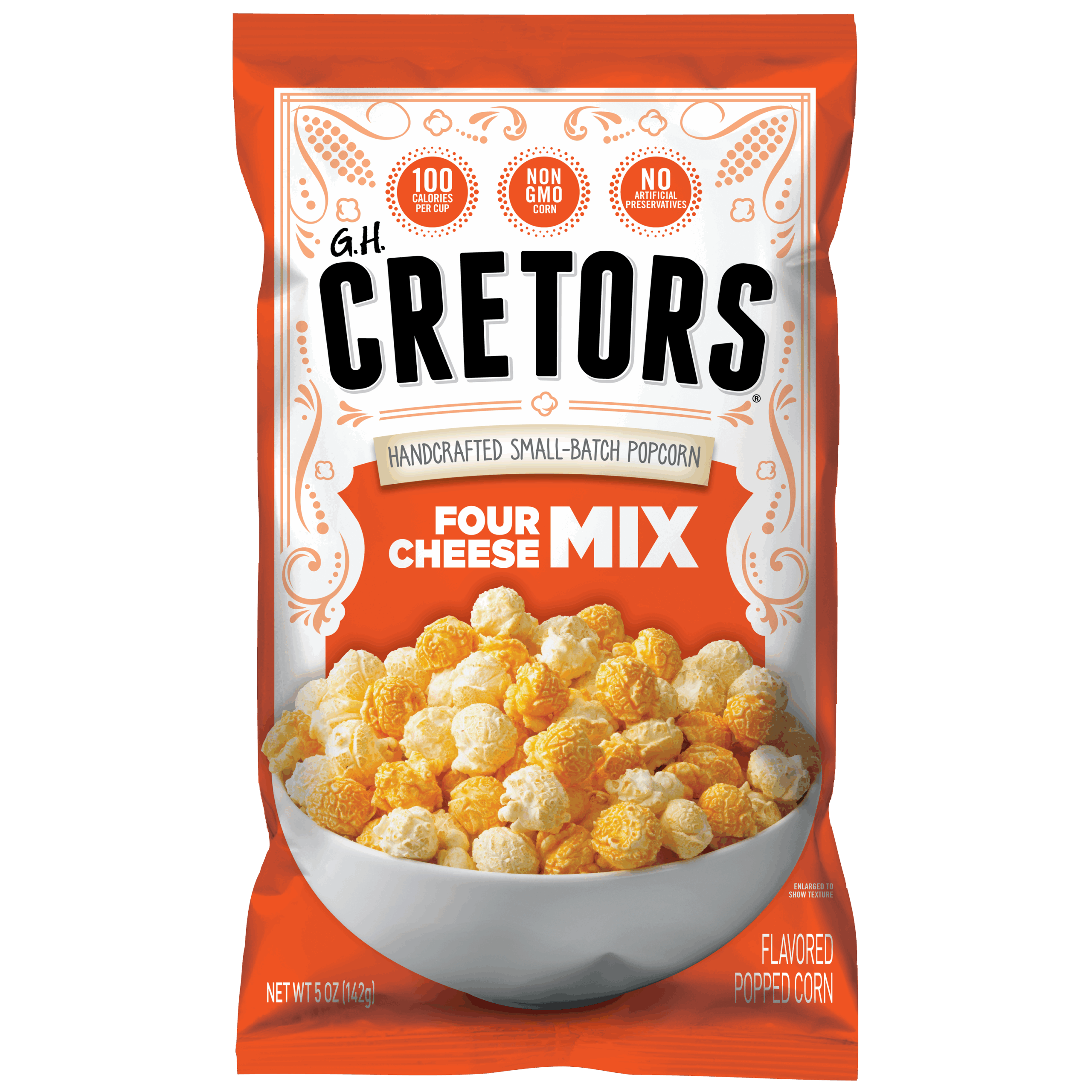 CHARMZONE 4個セット　ぽんこつ Four Cheese Mix Popcorn | G.H. Cretors