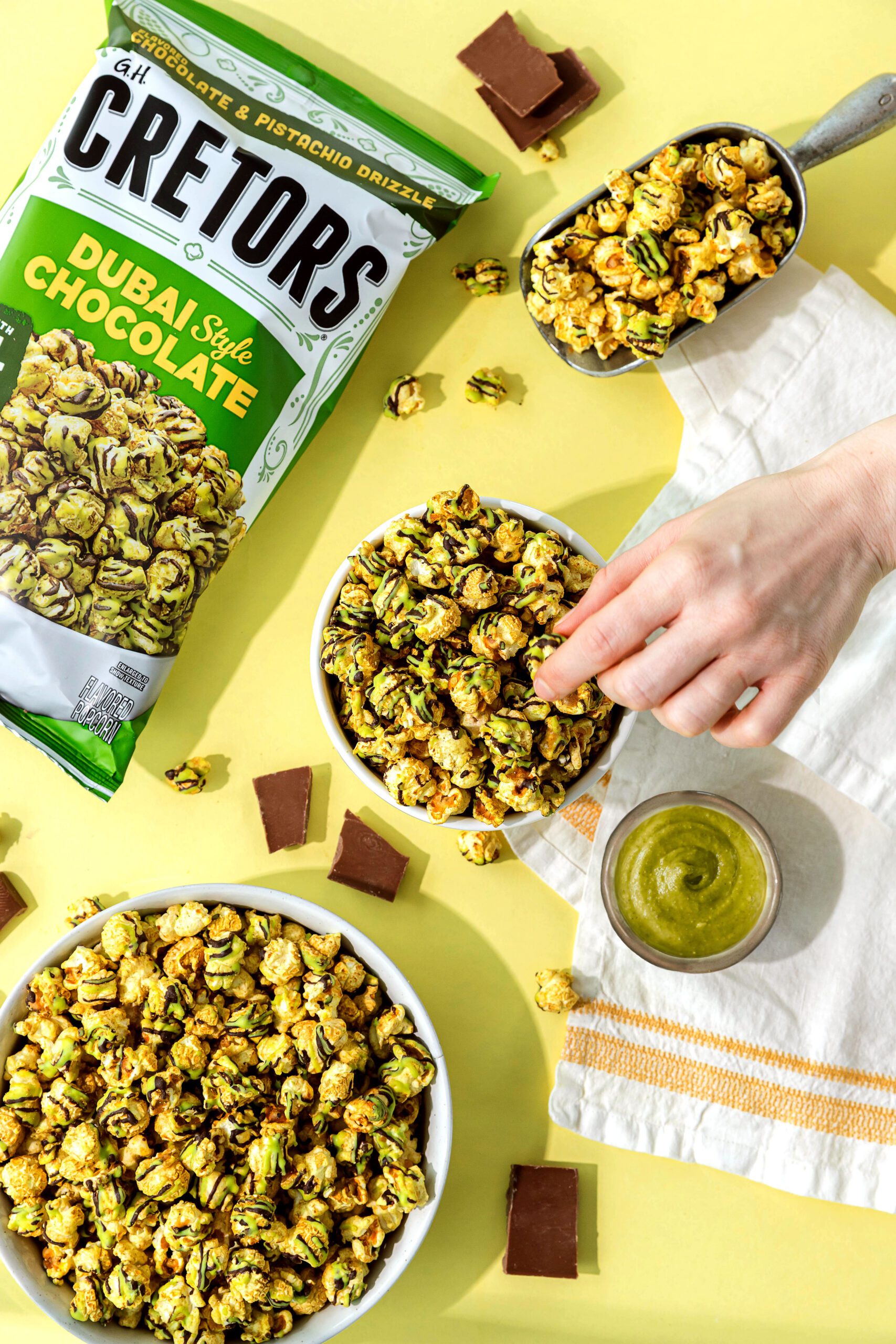 Dubai Style Chocolate Popcorn | G.H. Cretors